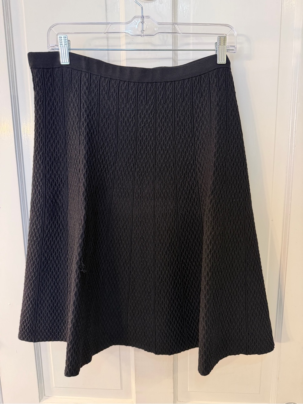 CAbi Cable Knit A-Line Skirt XL